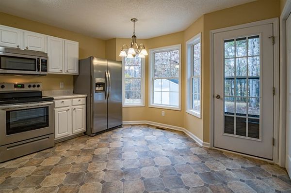 yellow kitchen