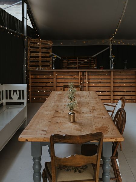 Reclaimed wooden furniture