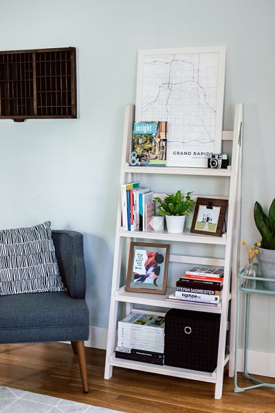 open shelving apartment 