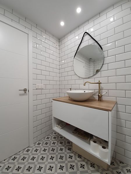 white bathroom