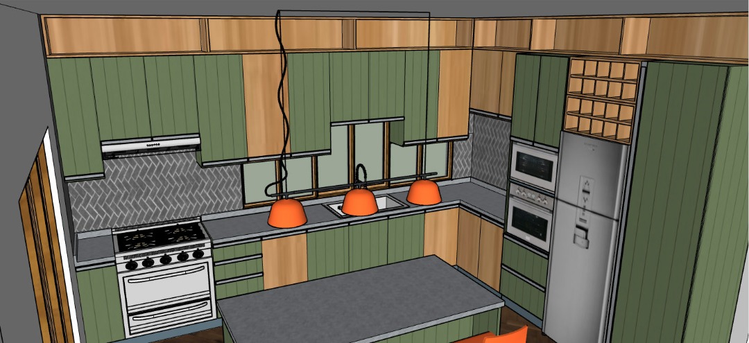 L-shaped kitchen ideas