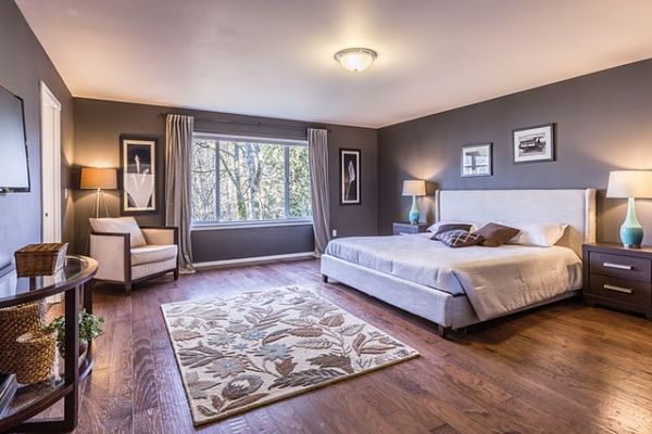 where to put rug in bedroom