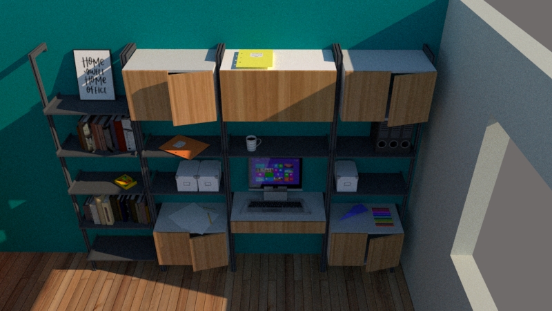 Home office desktop ideas