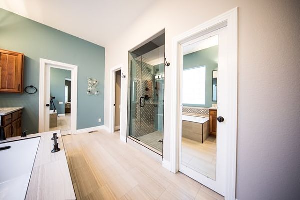 painting bathroom
