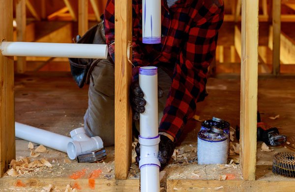 bathroom pvc drainage