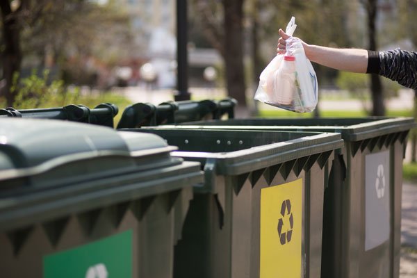 trash containers