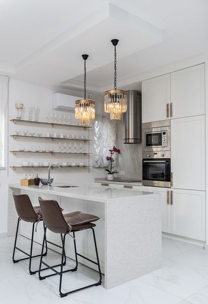 glass shelves