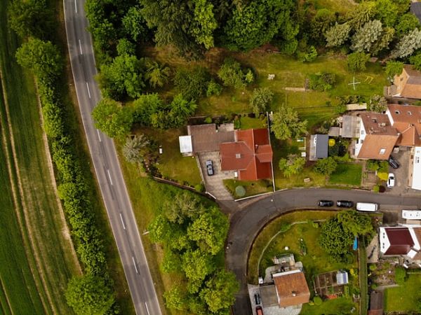 old residential neighborhood