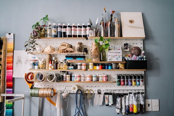 pegboard wall