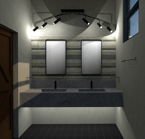 garage bath mirrors