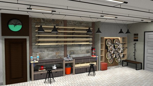 garage floor plan ideas