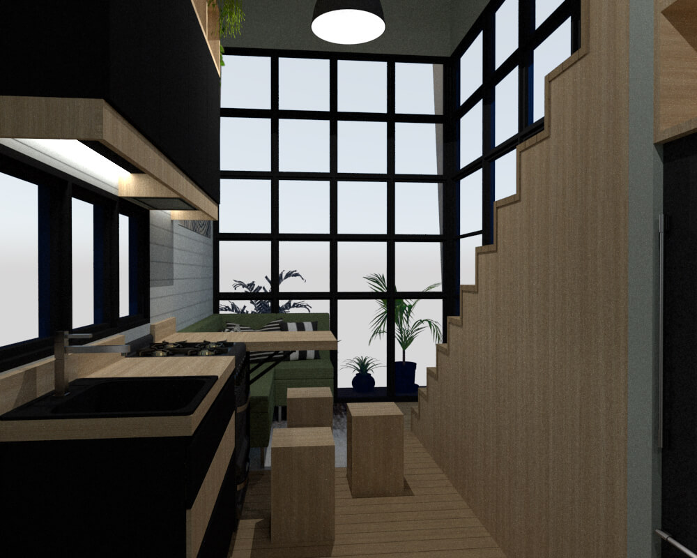 Tiny house dining room