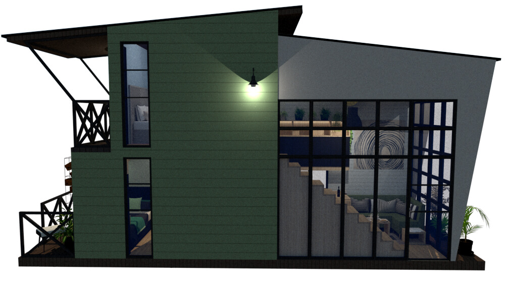 Tiny house right view