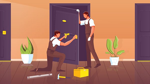 installing pre hung door