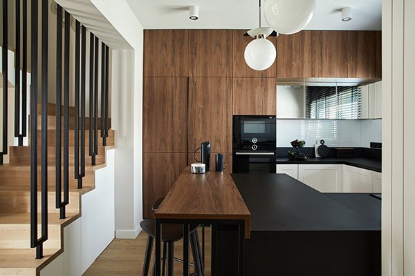l-shaped kitchen island