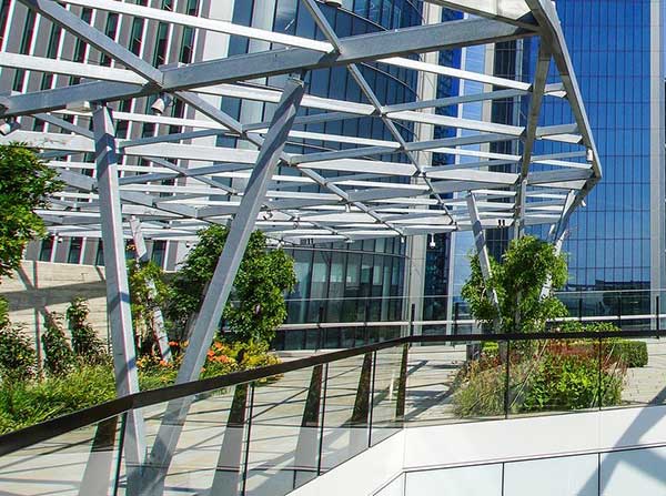 rooftop garden access