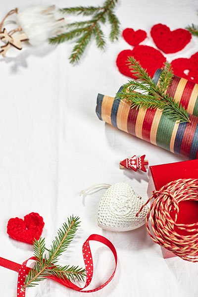 eco friendly ribbon ornaments