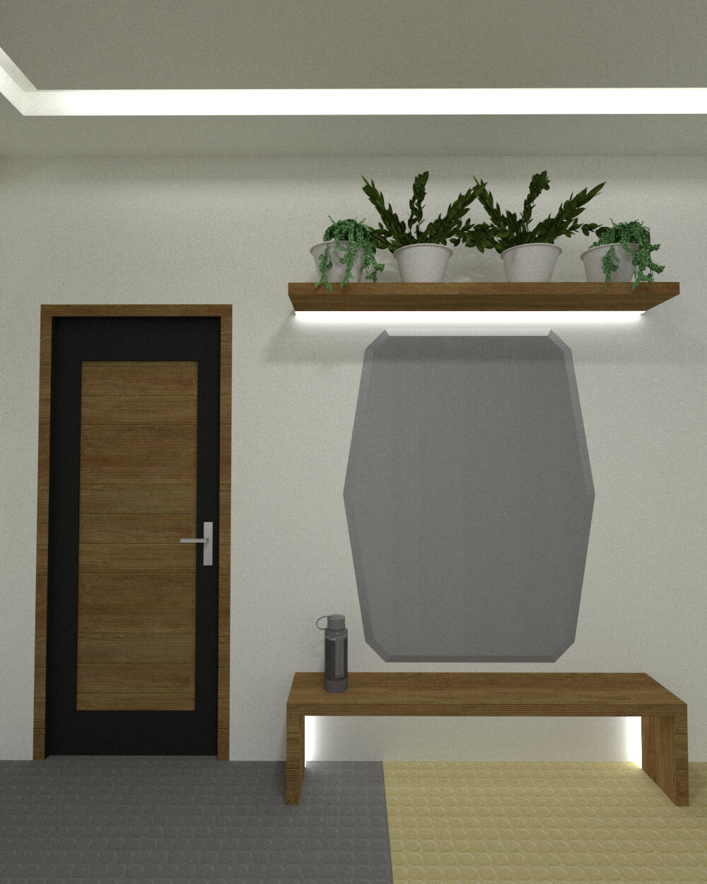 Home gym door
