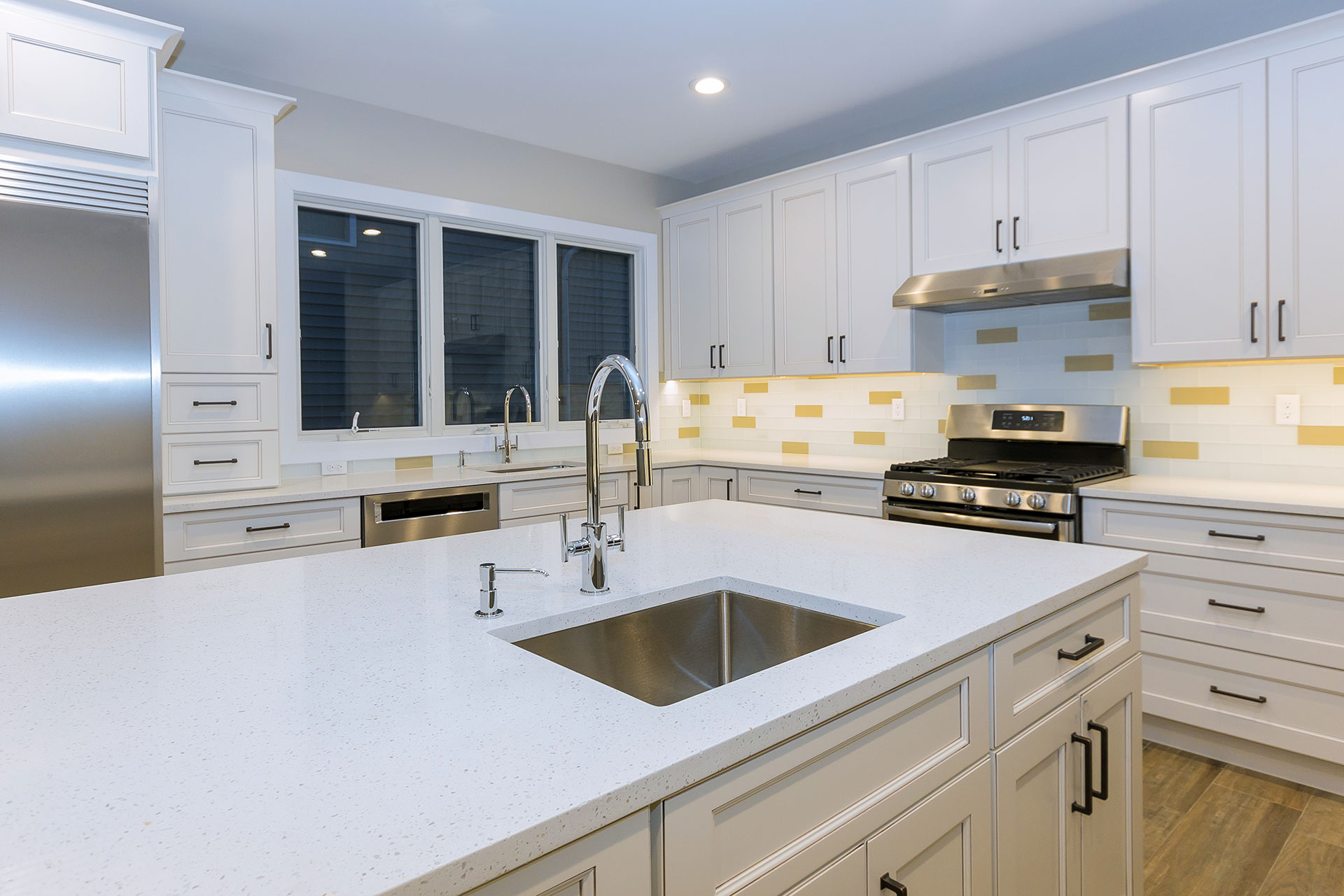 Insurance claim for water damage to kitchen