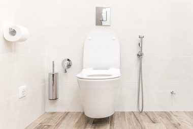 Toilet supply line leak