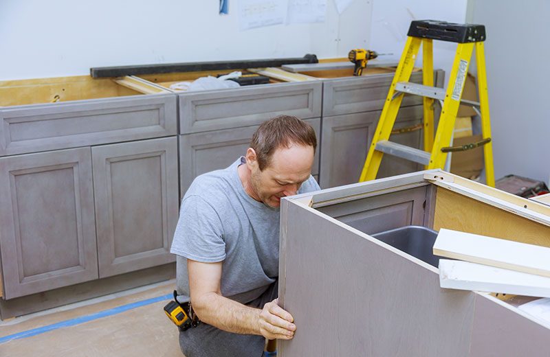 cabinet installation