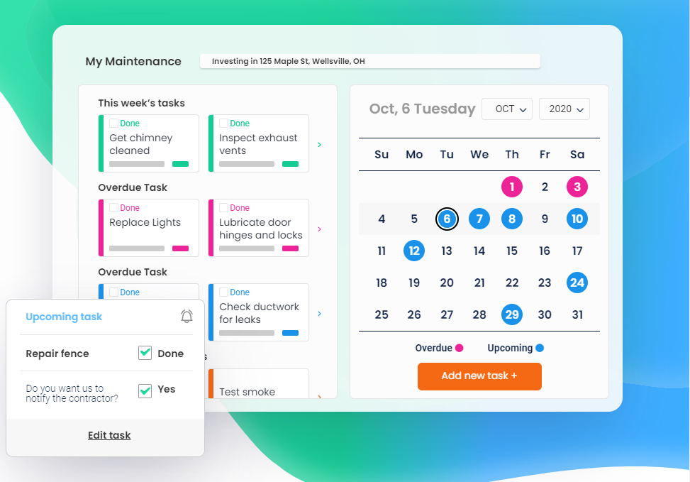 Kukun my maintenance app screen shot