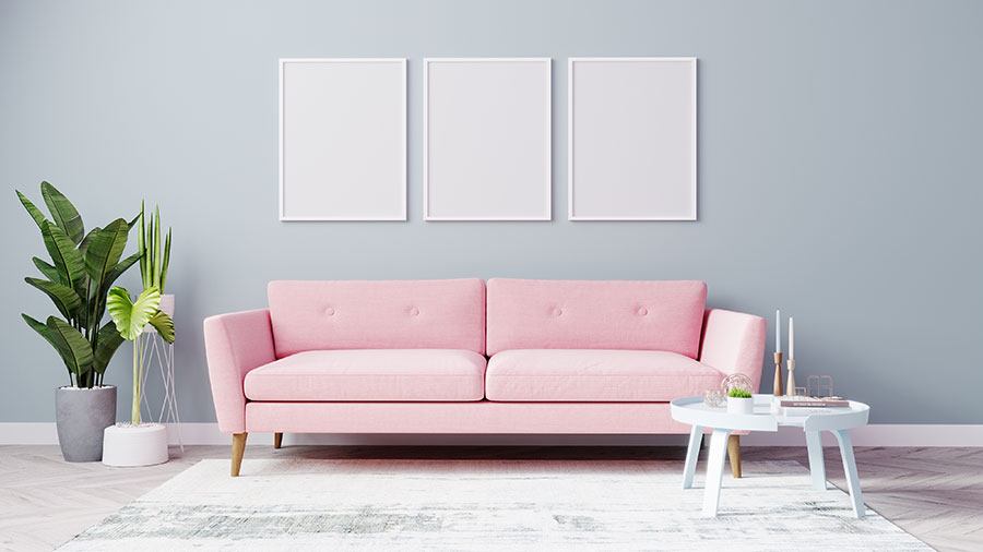 pink and blue color combo
