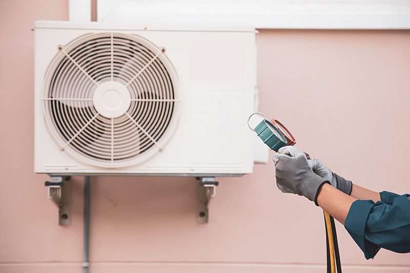 remove ac for winter
