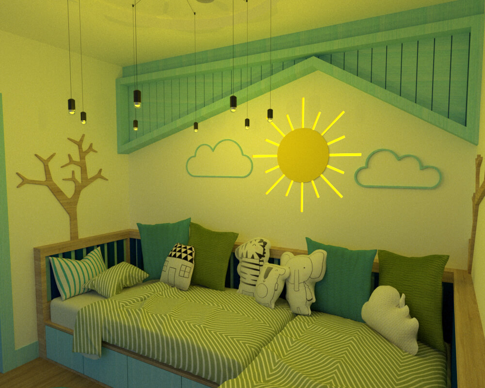 Kids bedroom lighting