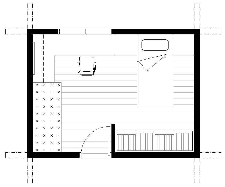 Kids bedroom layout 4