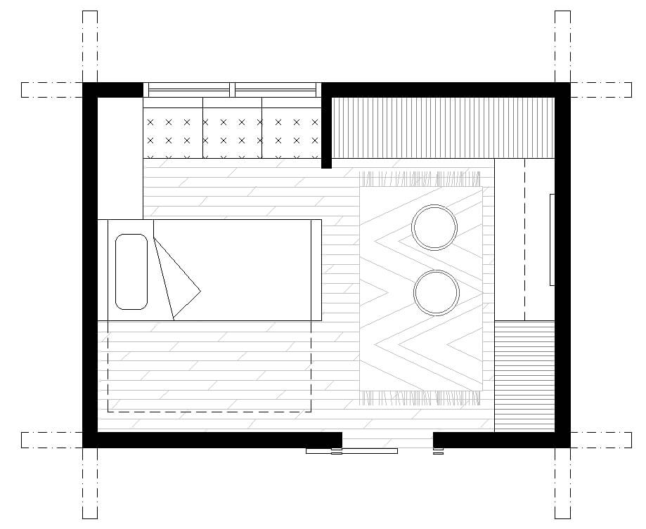 Kids bedroom layout 6