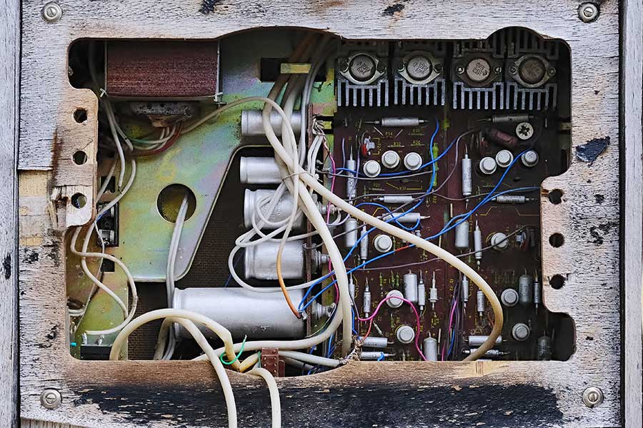 Rust in electrical panel