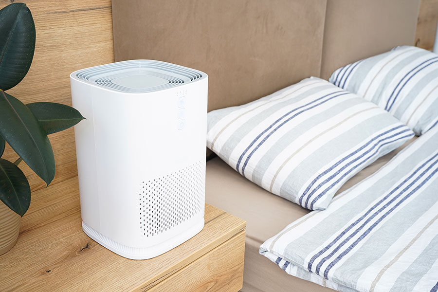air purifier floor