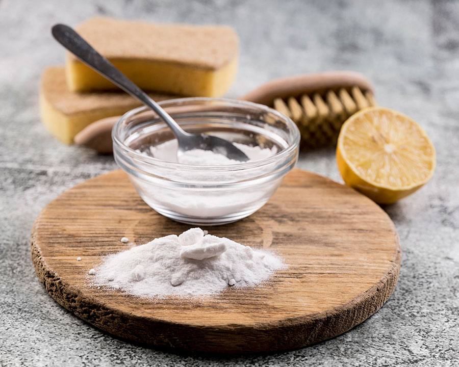 baking powder cleaning for mold
