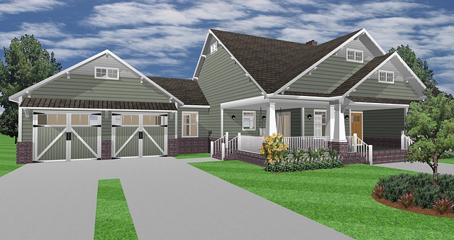 craftman house open floor plan