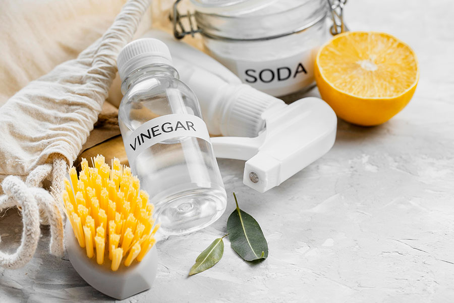 remove mold with vinegar