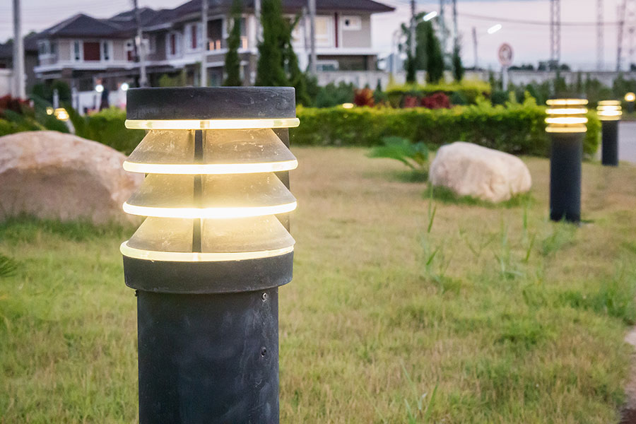 solar lights placement