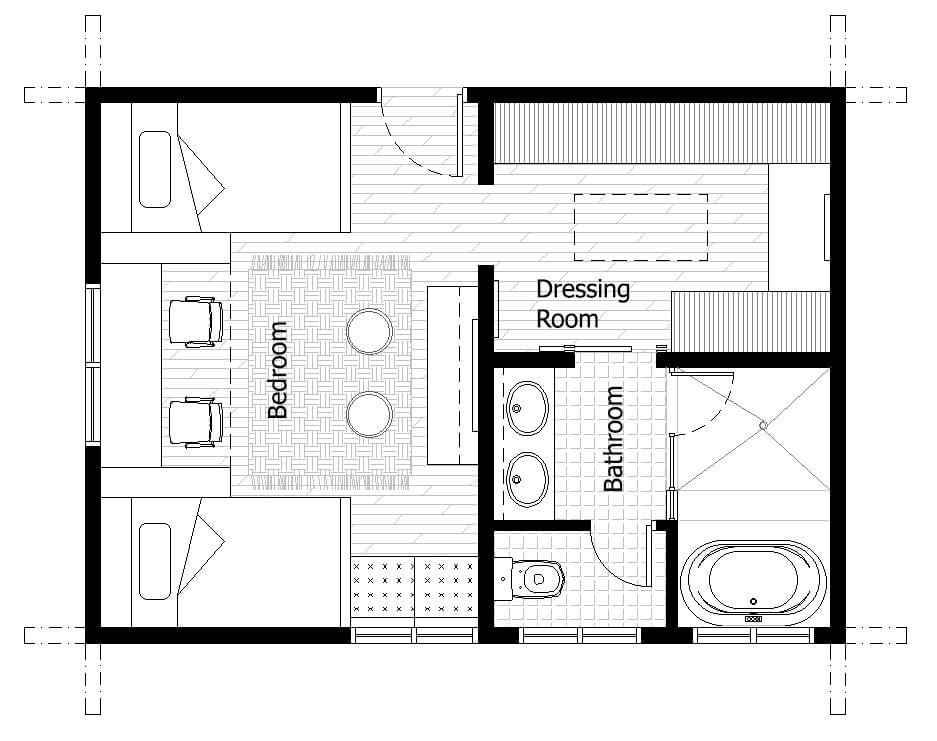 vacation rental layout