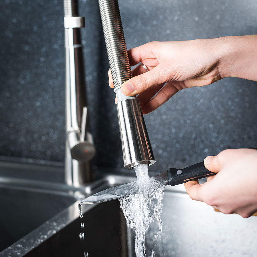 tips for cleaning faucet