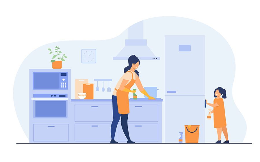 How to clean your kitchen
