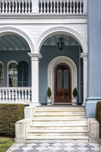 blue ceiling porch
