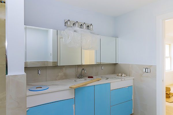bathroom vanity installation