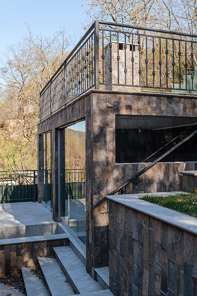 cement front porch