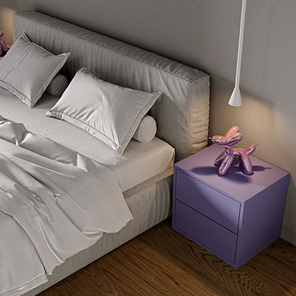 grey bedroom