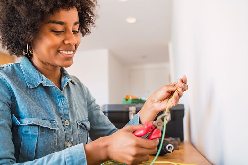 hiding cables at home
