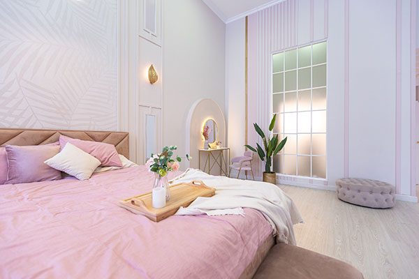 pink bedroom