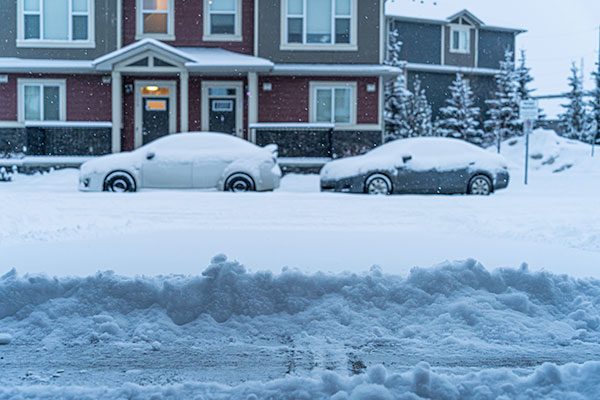 preparing for a blizzard