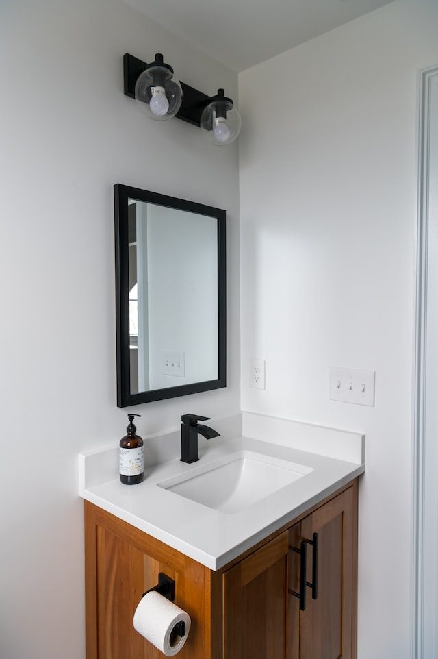 vanity and mirror