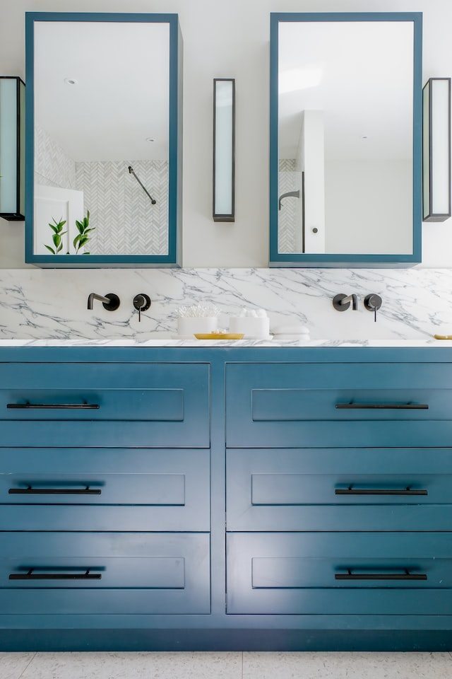 vanity shelves