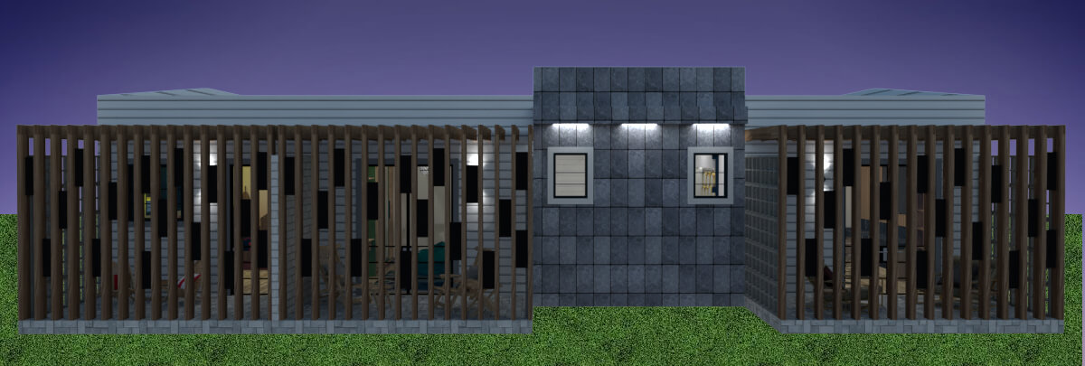 lighted pergolas